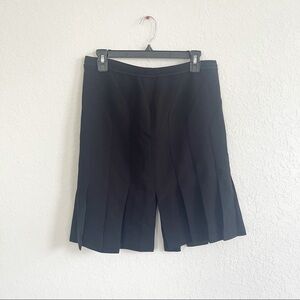 COLE DANIEL Women’s Black Pleated MIDI Skirt Size 6 Back Zipper Business Casual